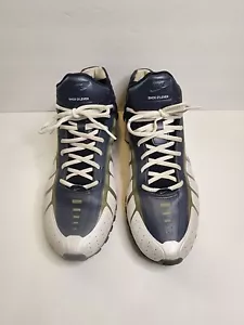 RARO! Nike Shox O'Leven scarpe sneakers basse blu bianco taglia 11,5 uomo 429869-102 - Foto 1 di 8
