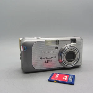 Canon Digital Camera PowerShot A410 3.2MP Silver Tested - Picture 1 of 8