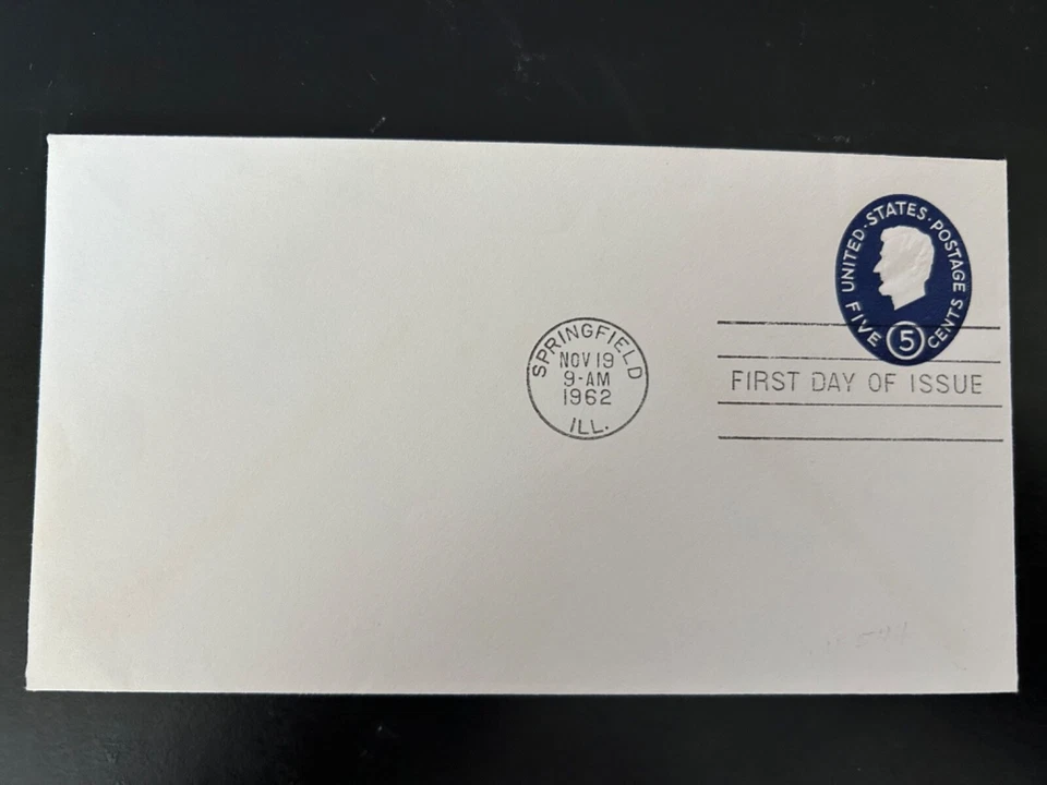 US Stamps SC# U544 Abraham Lincoln 5c Stamped Env. FDC 1962 - Image 1 of 1