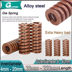 Schwerlast Druckdruck Matrizenfeder, 8 mm-40 mm Durchmesser & bis zu 250 mm lang JIS - Bild 1 von 9