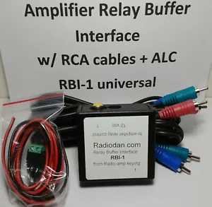 Amplificador tecla relé búfer interfaz de radio conmutación RBI-1A con cables RCA ALC - Imagen 1 de 1