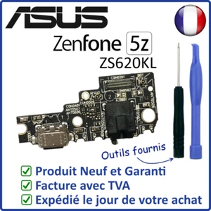CIRCUIT CONNECTEUR DE CHARGE USB, JACK ET MICRO DE L'ASUS ZENFONE 5Z ZS620KL - Photo 1 sur 4