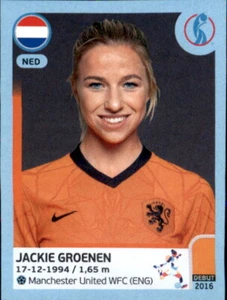 Adesivo Donna Europei 2022 209 - Jackie Groenen - Olanda - Foto 1 di 1