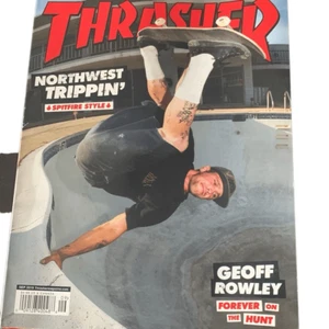 Pre Owned Thrasher Magazine September 2019 Issue #470 Skate in Style Skateboard - Imagen 1 de 9