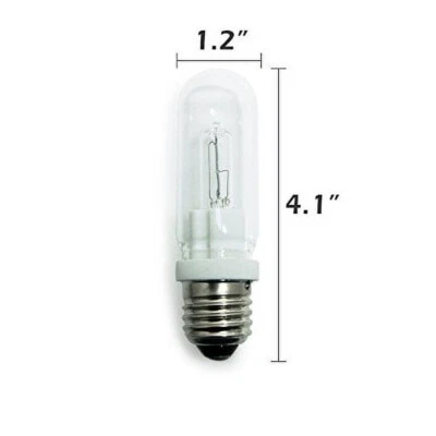 E26 120V 75W JDD Light Bulb Clear Glass Bulb 2.5A 2850K 900LM, WMT1728 - Image 1 of 4