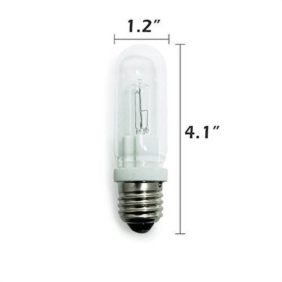 E26 120V 75W JDD Light Bulb Clear Glass Bulb 2.5A 2850K 900LM, WMT1728 - Image 1 of 4