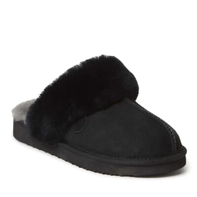 Fireside By Dearfoams Women's Sydney Genuine Shearling Scuff Slipper - Image 1 of 4