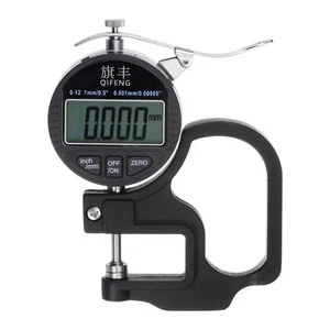 Digitales Dickenmessgerät 0,001 mm/0,00005" 0-12,7 mm/0,5" Mikrometer Dicke - Bild 1 von 8