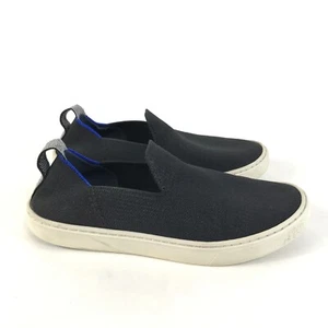 Rothy's The Kids Slip On Sneakers Size 4 Black Unisex Casual Athletic School - Picture 1 of 17