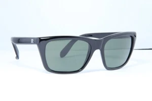 Gafas de sol vintage Vuarnet 006 grandes negras PX3000 lentes verdes minerales - Imagen 1 de 2