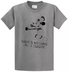 STEAMBOAT WILLIE CLASSIC T-Shirt aus Baumwolle normale und große und große Größen - Bild 1 von 4
