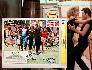 Cgc 9.8 Ss Grease Mexican Lobby Card #4 signed by Travolta, Conn +4 11x14