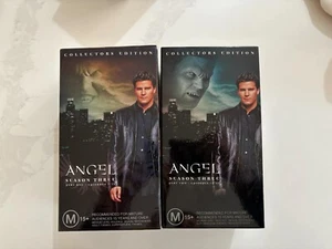Angel - Season Three - Part 1/Part 2 VHS, 2002, x2 3-Tape Box Sets. Good condion - Picture 1 of 3