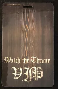 JAY-Z / Kanye West VIP Backstage Pass MOLTO RARO! Look cromato! Limited - Foto 1 di 3