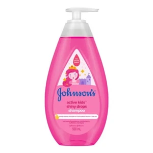 500ml Baby Shampoo Johnson & Johnson Kinder glänzender Tropfen seidig weiches Haar mildes Kind - Bild 1 von 6