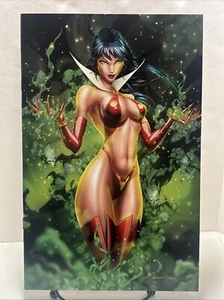 Vampirella #666 Jamie Tyndall Virgin LTD 159/666 w/ COA NM - Picture 1 of 3