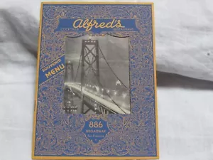 1967 Alfred's Restaurant San Francisco CA. Menu/Mailer SF-Oakland Bay Bridge #3 - Picture 1 of 6