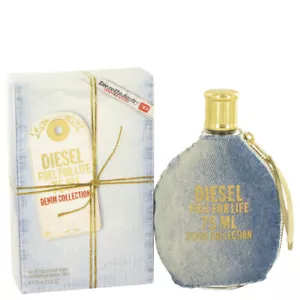 DIESEL FUEL FOR LIFE DENIM COLLECTION 75ML WOMENS PERFUME EDT SPRAY SEALED BOX - Picture 1 of 1