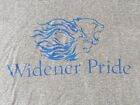 Vintage Y2K Widener University T-shirt Mens M Gray Short Sleeve College Crewneck