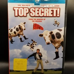 Top Secret DVD 1984 Val Kilmer Lucy Gutteridge Paramount Spy Action Movie - Picture 1 of 4