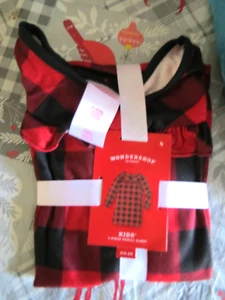 Wondershop Toddler Girl's Nightgown Size 4 RED PLAID BNWT Free Ship - Picture 1 of 2