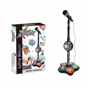 Kids Microphone With Stand Karaoke Song Music Instrument Toys Birthday Gift - Picture 1 of 10