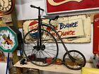 Vintage Original 1800er SELTENES Kinder großes Rad Penny Farthing Fahrrad