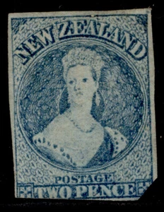 NEW ZEALAND QV SG38, 2d pale blue (Plate I worn), UNUSED. Cat £900. - Picture 1 of 1