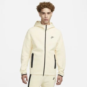 Nike Tech Fleece Full Zip Windrunner Jacket Coconut Milk Mens Size Medium New✅ - Picture 1 of 8