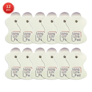 12 pz pastiglie elettrodo di ricambio a lunga durata adatte alle unità Omron TENS Pocket Pain Pro - Foto 1 di 2