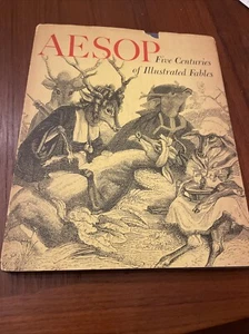 AESOP Five Centuries of Illustrated Fables 1964 MOMA Woodcuts, Etchings Drawings - Imagen 1 de 10