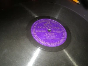 78RPM RCA Victor Nils Kihlberg - Pa Begaran / Den Forsta Gang Jag Sag, clean VVG - Picture 1 of 5