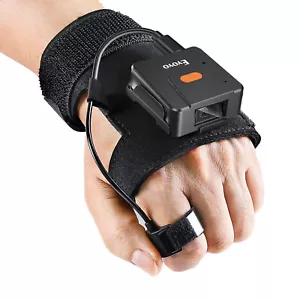 Eyoyo 1D Barcode Scanner Wearable Glove BarCode Reader Compatible W/ PC Tablet - Picture 1 of 11