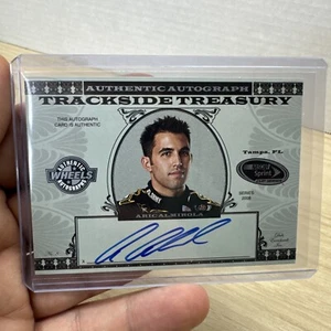 Series 2008 - Wheels Trackside Treasury Aric Almirola Authentic Autograph NASCAR - Picture 1 of 2