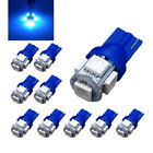 10 Pcs 12V T10 Blue 5050 5SMD LED Wedge Car Light Bulb 194 168 W5W