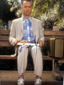 Tom Hanks signed 8x10 photo In Person. Proof. Forrest Gump - Picture 1 of 10