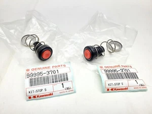 2 NEW KAWASAKI 1989 JF650 STOP KILL SWITCH ASSEMBLY 99995-3701 NOS - Bild 1 von 7