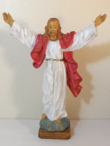 Statua religiosa Cristo Redentore Gesù - Braccia aperte - Made Italy 6" - Foto 1 di 1