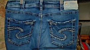 Womens Silver Jeans Suki Tapered Mid 30X31 Actual 29X30 - Bild 1 von 3
