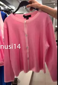 ZARA NEW WOMAN SEQUINNED KNIT CARDIGAN JACKET PINK S-XL 2142/029/620 - Picture 1 of 3