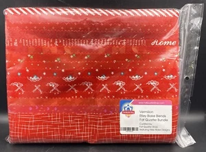 Fat Quarter Bundle of 15 pieces Coordinating Red Fabrics NEW (A) - Bild 1 von 5