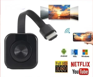2025 4K Wifi Chromecast Device Stream Shows Music Photos Sports From Phone To Tv - Picture 1 of 22