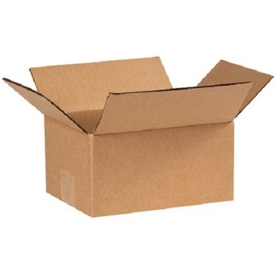8x6x4 200 Cardboard Packing Mailing Moving Shipping Boxes Corrugated Box Cartons - Image 1 of 3