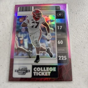 2022 Panini Chronicles Draft Picks Contenders Optic Pink #20 Nakobe Dean Rookie - Picture 1 of 3