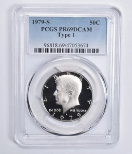 PR69 DCAM 1979-S Type 1 Kennedy Half Dollar PCGS Blue Lbl *1399 - Picture 1 of 5