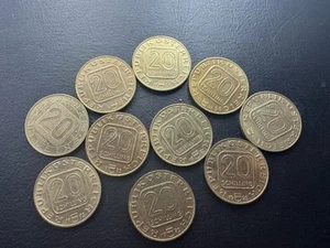 20 Schilling Komplettserie 1993 10 Münzen Österreich " Erhaltung " W/25/597 - Bild 1 von 2