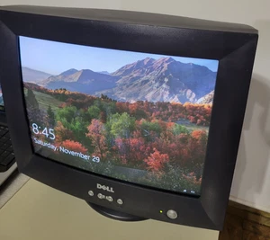 Dell E773c 17" VGA CRT Desktop Computer Monitor 1280x1024 Retro Gaming - Picture 1 of 14