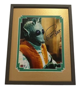 Paul Blake Signed Framed Star Wars Greedo 8x10 (PA) - Picture 1 of 5
