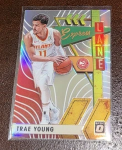 2019-20 Panini Donruss Optic Express Lane Holo Prizm Trae Young #17 Hawks - Foto 1 di 3