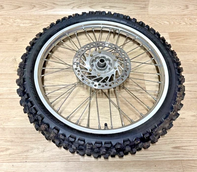 1998-2001 Honda CR125R OEM DID 21x1.65 Front Wheel Rim Hub Spokes   *Very Clean* - Image 1 of 4